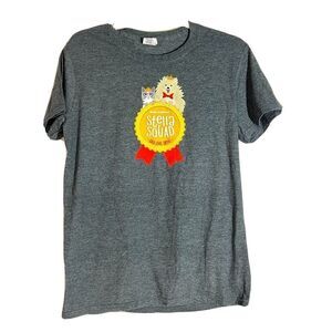 Stella Squad Graphic Women's Gray T-Shirt Size Small